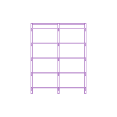 Fixtures Shelves Shelving Ikea Algot Wall Upright System 61 Inch Tall Svg Line Art, Free Vectors File